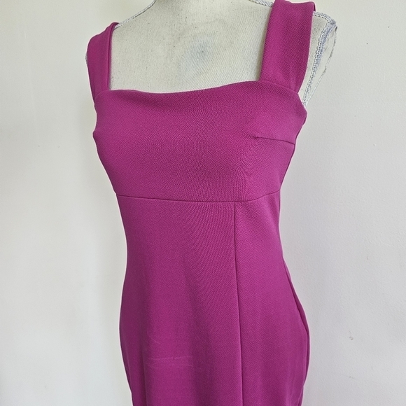 Nasty Gal "Square With Me" Barbie Pink Maxi Dress - Picture 7 of 10